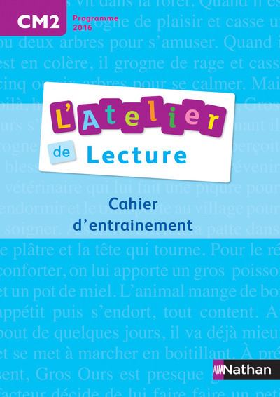 L'Atelier de lecture - Cahier d'entrainement - CM2 - Olivier Dartois - broché