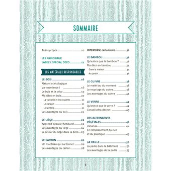 Ma déco écoresponsable