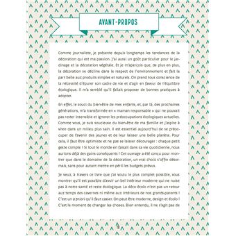 Ma déco écoresponsable