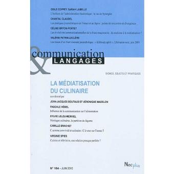 La médiatisation du culinaire