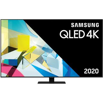 Samsung QE65Q80TAL - Classe de diagonale 65" Q80T Series TV LCD rétro-éclairée par LED - QLED - Smart TV - Tizen OS - 4K UHD (2160p) 3840 x 2160 - HDR - Quantum Dot - carbone argent - 1