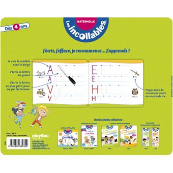 Les Incollables - Ma première ardoise - Majuscules