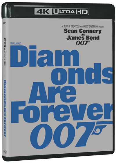 Les diamants sont éternels en 4K Ultra HD, DVD