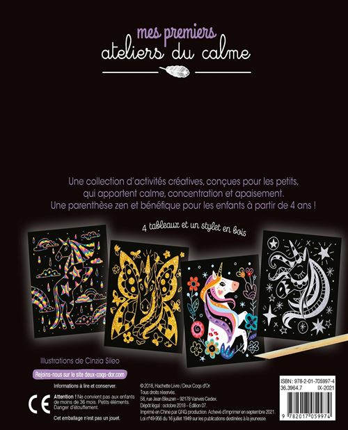 Cartes à gratter fluorescente – Librairie €cobooks