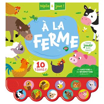 Déplie et joue - À la ferme