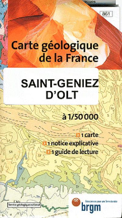 Saint-Geniez d'Olt 1/50 000 -  Collectif - (donnée non spécifiée)