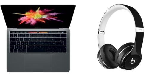 Apple MacBook Pro 13.3'' Retina avec Touch Bar 256 Go SSD 8 Go RAM Intel Core i5 bicœur à 2.9 GHz Gris Sidéral + Casque Beats Solo 2 Edition Luxe Noir