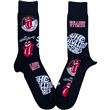 Chaussettes Unisex The Rolling Stones Logos Blanches