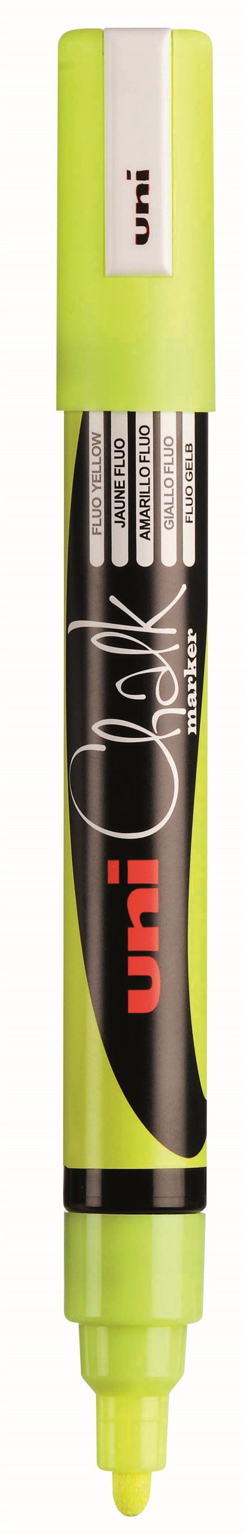 UNIBALL MARQUEUR CRAIE OGIVE JAUNE