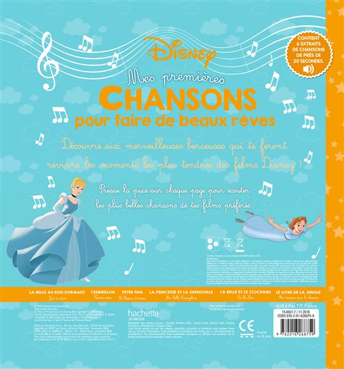  CENDRILLON - Mes Premières Chansons - Disney