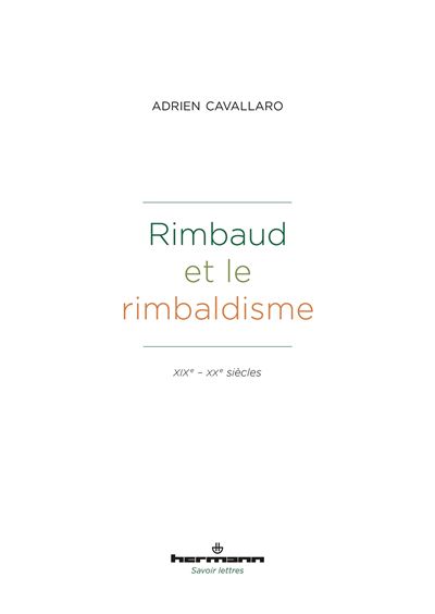 Rimbaud et le rimbaldisme
