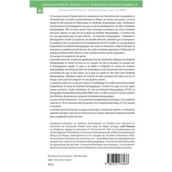 Dividende démographique et développement durable Tome 2
