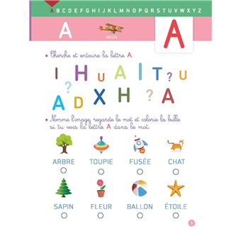 Mon petit cahier pour apprendre l'alphabet