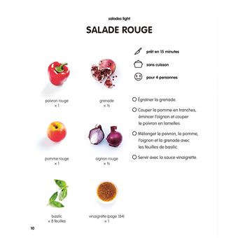 100 recettes de salades - super débutants