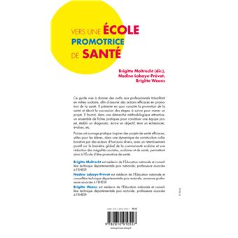 Vers une école promotrice de santé