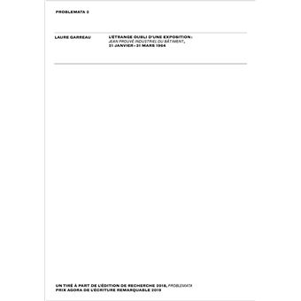 L'étrange oubli d'une exposition