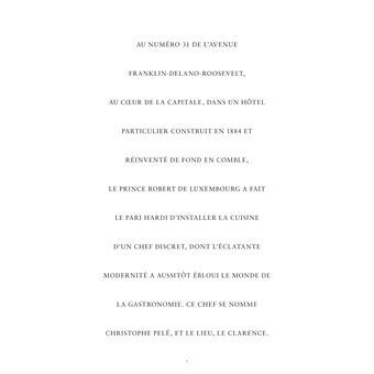 Christophe Pelé, Le Clarence