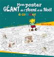 Mon poster géant de l'Avent et de Noël à colorier