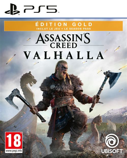 Assassin’s Creed Valhalla Edition Gold PS5 État correct - Ubisoft reconditionné disponible sur Fnac