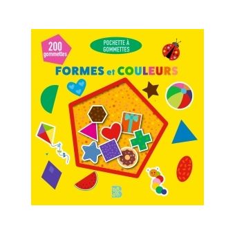 Formes et couleurs 200 gommettes 3-4 ans