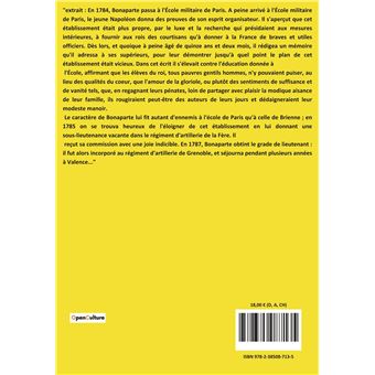 Histoire de Napoléon Ier