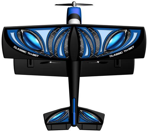 Avion Rc Classic Trainer Bleu Silverlit