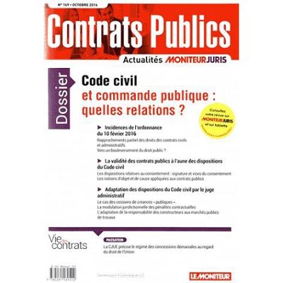 L'actualité de la commande et des contrats publics