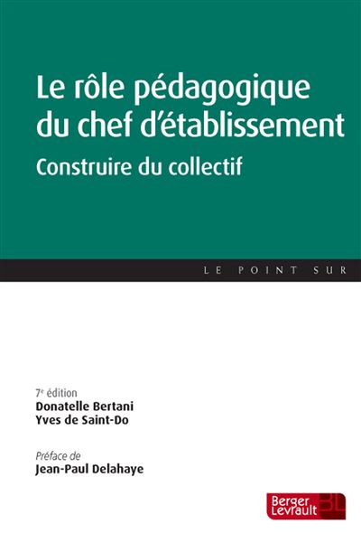 Le rôle pédagogique du chef d'établissement