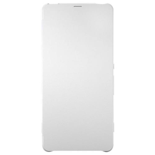 Etui Sony Style Cover Flip pour Xperia XA Blanc