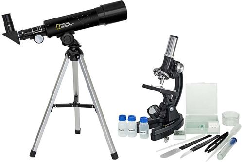 Set t&eacute;lescope et microscope 
