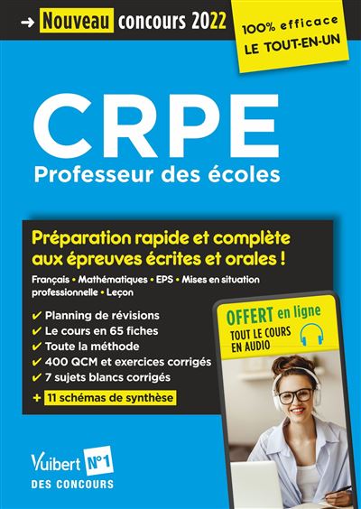 CRPE - Concours Professeur des écoles - Préparation rapide et complète aux épreuves écrites et orales - Jean-Robert Delplace - broché