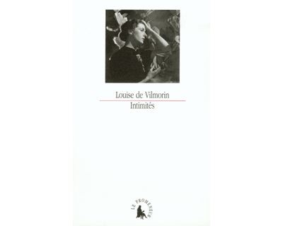 Intimités - Louise De Vilmorin - broché