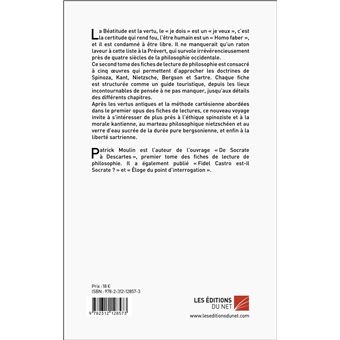 De Spinoza à Sartre