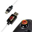 Câble USB LED et grips PS4 et Xbox One Jurassic Park