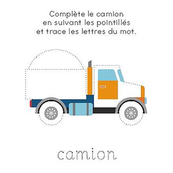 Jeux effaçables - véhicules - avec un feutre effaçable