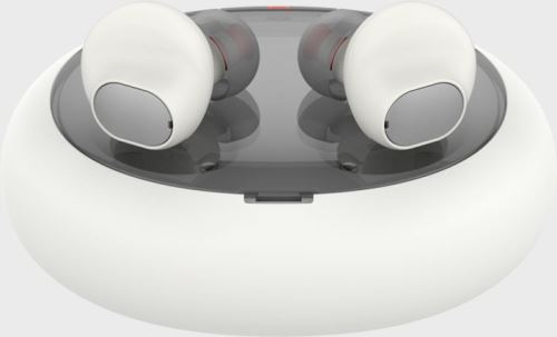 True Wireless Divacore draadloze hoofdtelefoon Witte schokdempers
