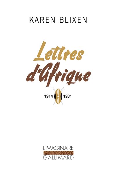 Lettres d'Afrique - Karen Blixen - broché