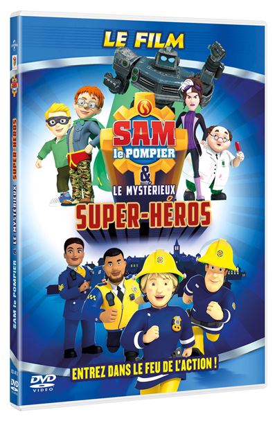 Couverture de Sam le pompier n° 25 Sam le pompier et le mystérieux super-héros