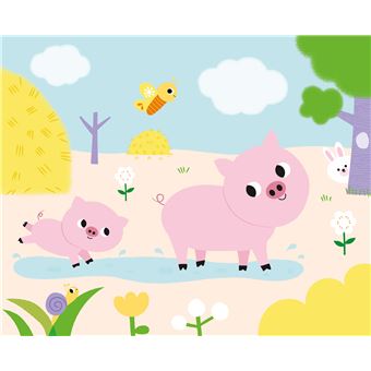 Coloriages à doigts la ferme