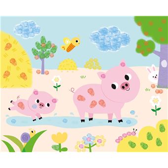 Coloriages à doigts la ferme