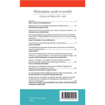Philosophie santé et société