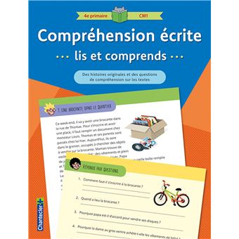 Compréhension écrite lis et comprends 4e primaire CM1 (bleu)