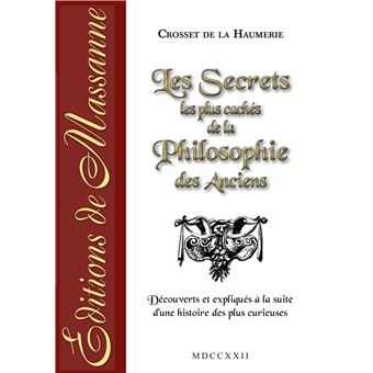 Les secrets les plus cachés de la philosophie des anciens