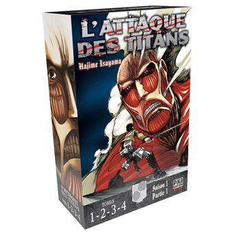 L'Attaque des Titans Coffret T01 à T04