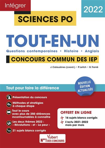 Sciences Po - Tout-en-un - Jérôme Calauzènes - broché