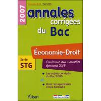 Annales corrigées Vuibert Bac Economie droit STT