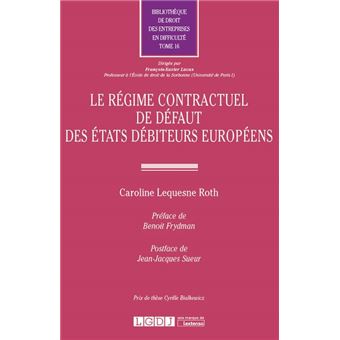 Le regime contractuel de defaut des etats debiteurs europeens