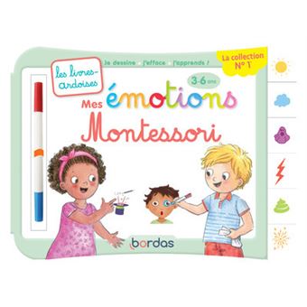 Les livres-ardoises - Mes émotions Montessori
