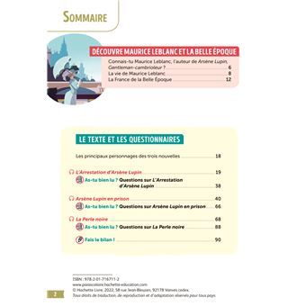 BiblioCollège - Arsène Lupin "Gentleman cambrioleur", Maurice Leblanc