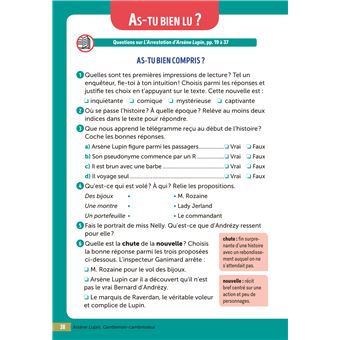 BiblioCollège - Arsène Lupin "Gentleman cambrioleur", Maurice Leblanc